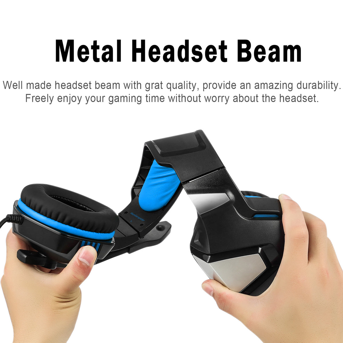 Wired RGB Gaming Headset with 50mm Drivers and Adjustable Microphone