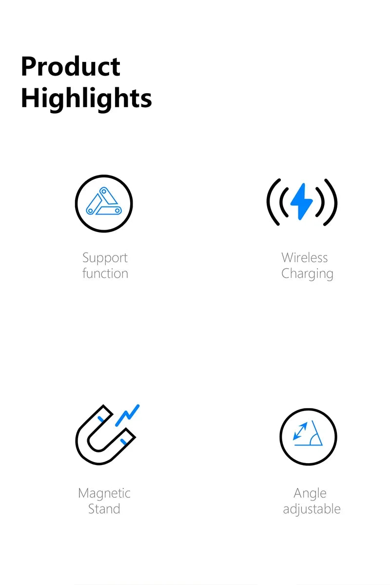 3-in-1 Magnetic Wireless Charging Stand for Phone, Watch and Earbuds