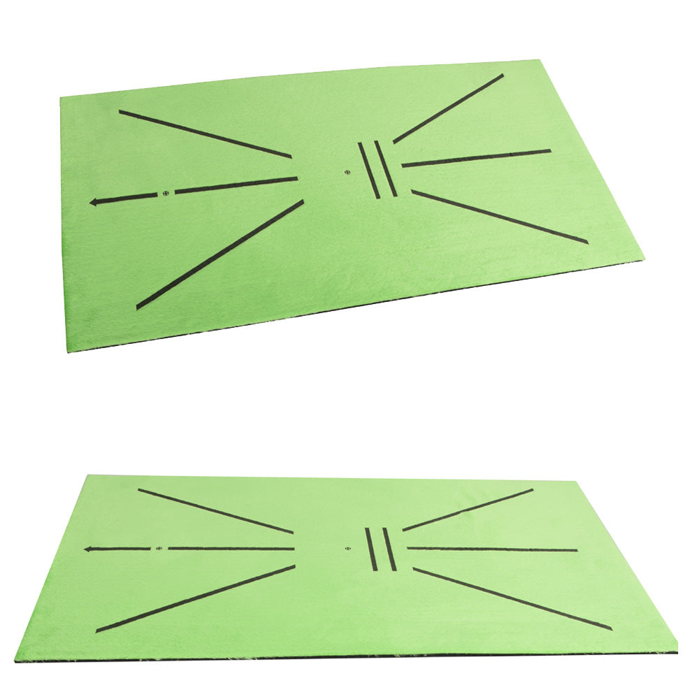 30 × 60 cm Golf Swing Practice Mat with Carry Pouch