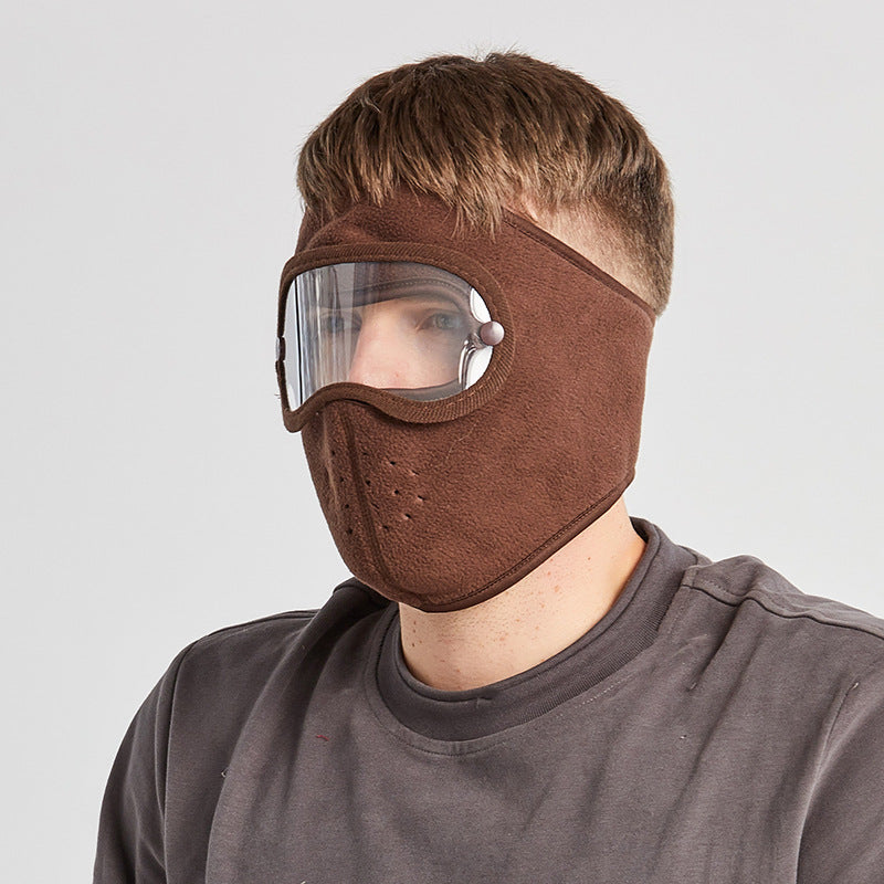 Fleece Balaclava Face Mask with Lens for adults