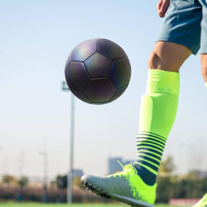 Reflective PU Soccer Ball for Match & Training