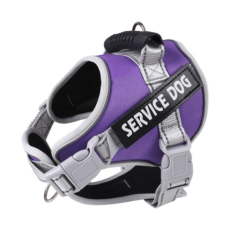 No-Pull Dog Harness with Reflective Trim, Top Handle & Velcro Patch – Padded, Adjustable, Dual D-Ring | XS–XXL | 10 Colors | Optional Leash Bundle