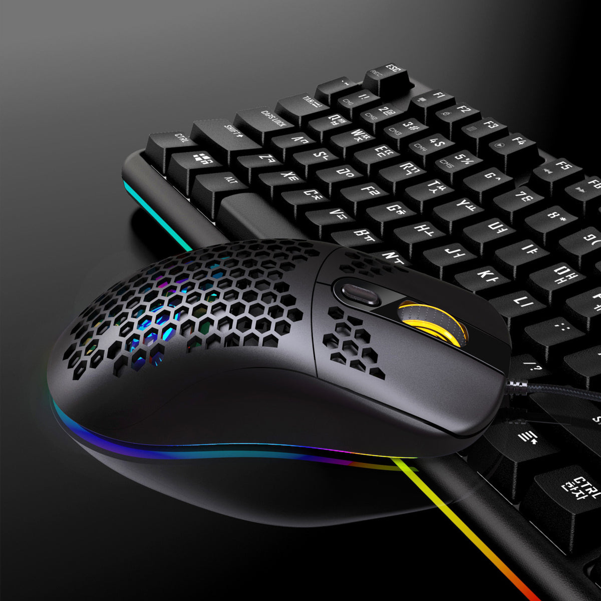 Wired RGB Hollow-Shell Gaming Mouse