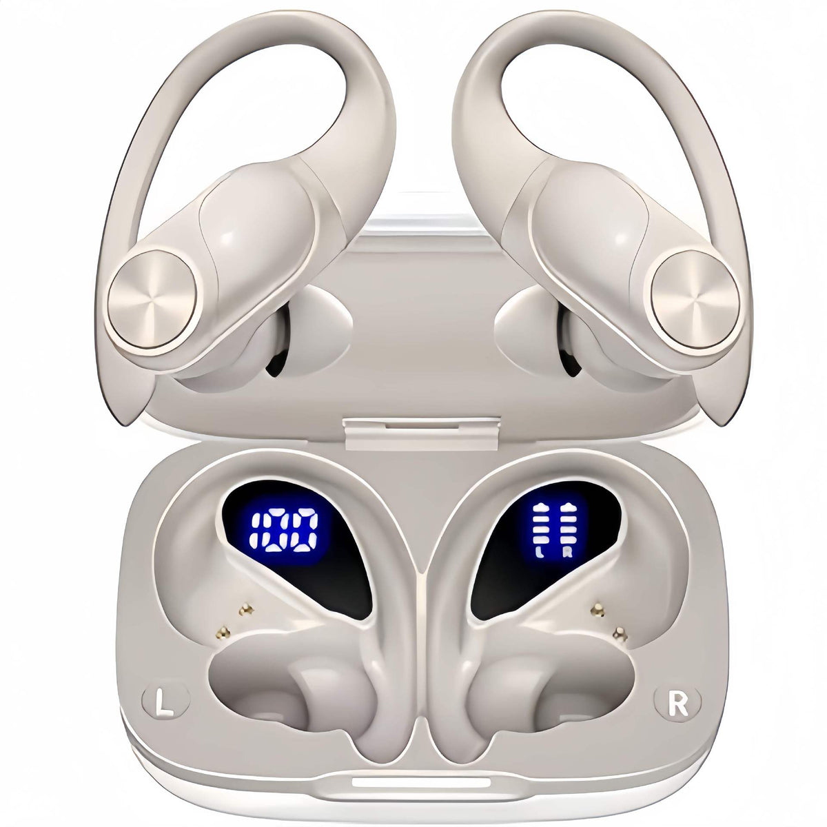 Wireless Bluetooth Sports Running Earbuds – Long Range, IPX7 Waterproof