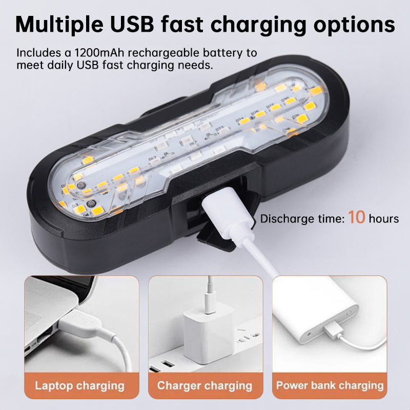 Wireless Remote Bike Tail Light – Turn Signal, Horn & USB-C Rechargeable Safety Light