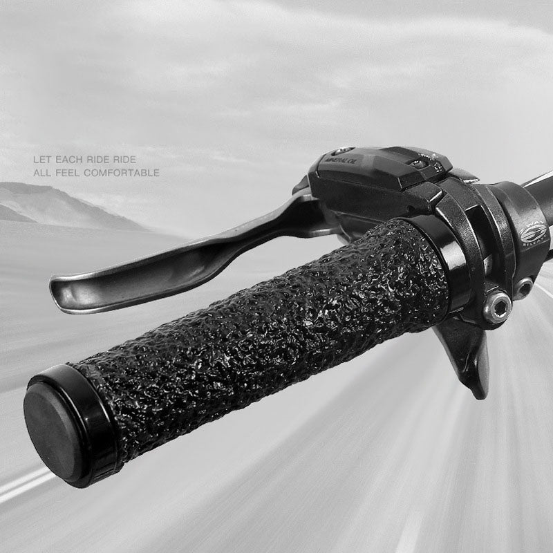 Locking Anti-Slip Bicycle Handlebar Grips, 22 mm, 13 cm