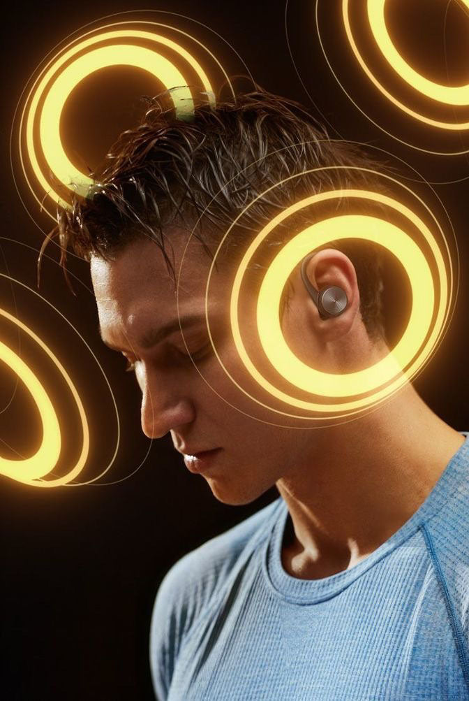 Q36 TWS Sports Bluetooth Earbuds – Hanging Ear Sweatproof Wireless Earphones
