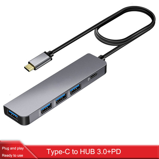 USB-C 3.0 Hub with 4 USB Ports and PD Charging Port
