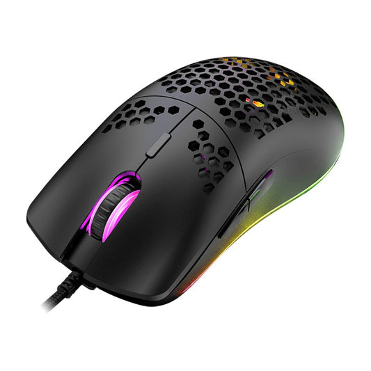 Wired RGB Gaming Mouse with Macro Programming, 6 Buttons