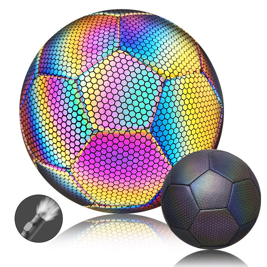 Reflective PU Soccer Ball for Match & Training