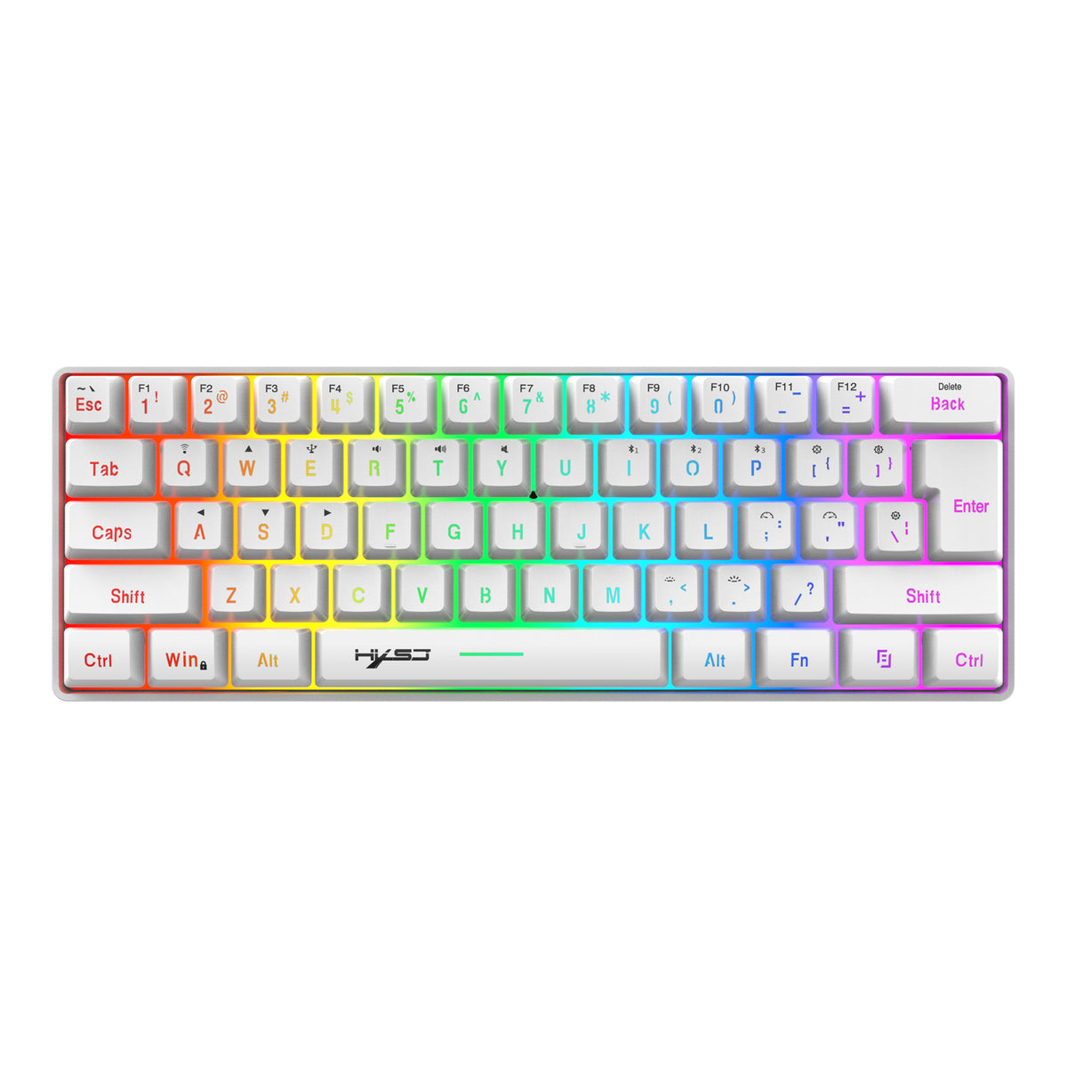 61-Key Bluetooth & 2.4G Wireless RGB Keyboard