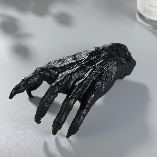 Halloween Resin Ghost Hand Decoration, Black or Gold