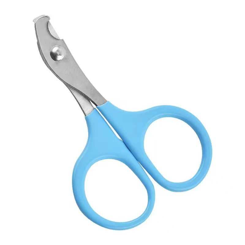 Stainless Steel Pet Nail Clippers – Scissor-Style, Curved Blade | Cats, Kittens & Small Pets | 4 Colors