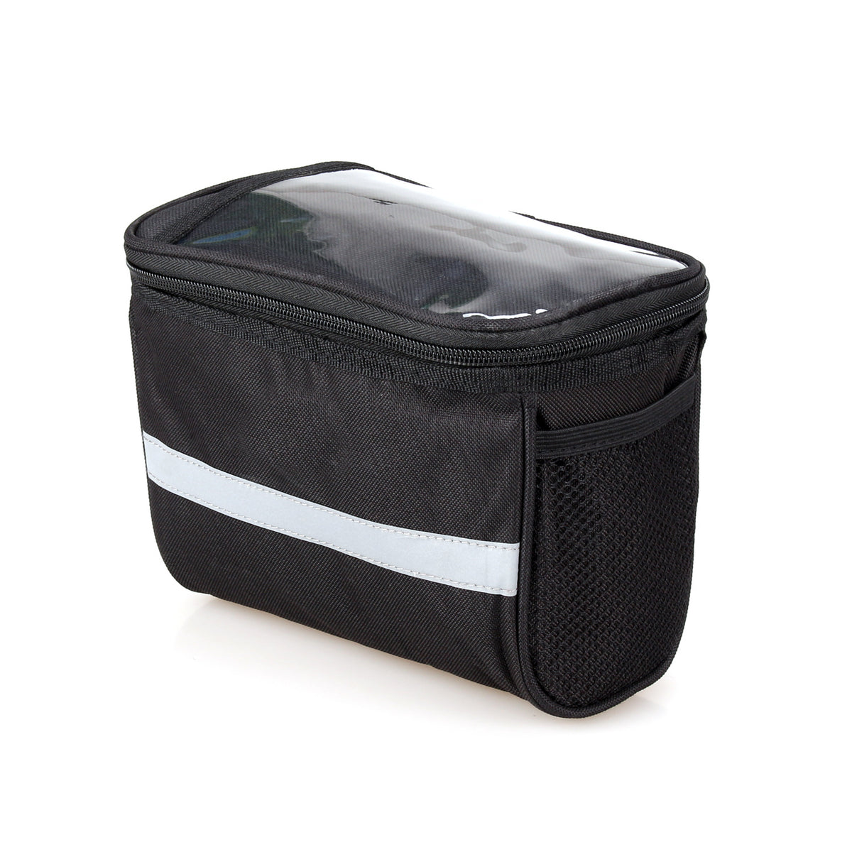 1.5L Insulated Bicycle Handlebar Bag with Touchscreen Window