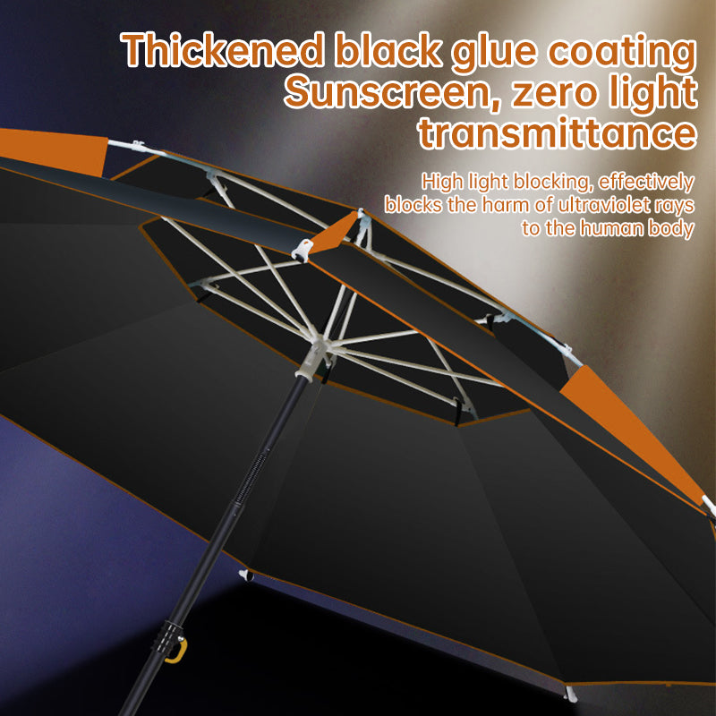 Extra-Large Fishing Umbrella with UV & Light-Rain Protection