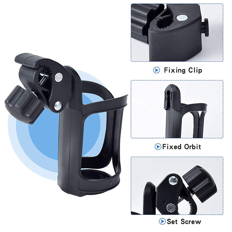 360° Adjustable Clamp-On Bottle Holder