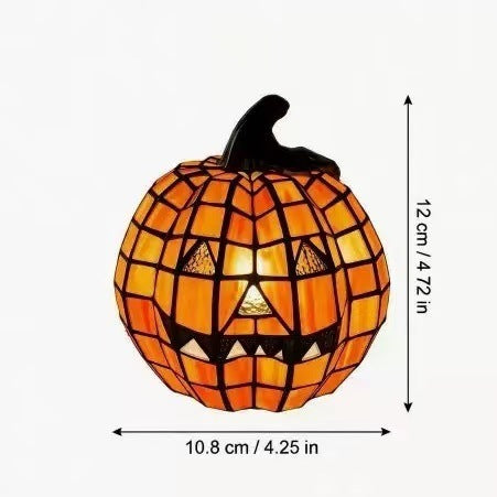 Halloween Resin Pumpkin Lantern Decoration
