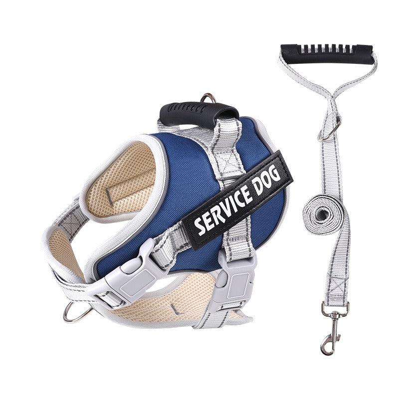 No-Pull Dog Harness with Reflective Trim, Top Handle & Velcro Patch – Padded, Adjustable, Dual D-Ring | XS–XXL | 10 Colors | Optional Leash Bundle