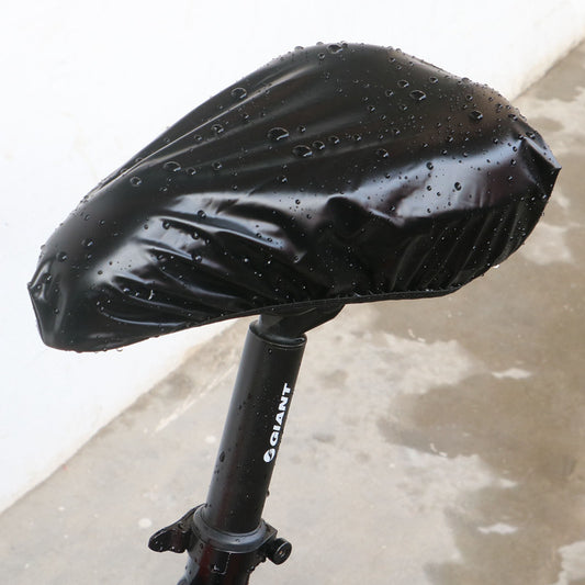 Waterproof PVC Bicycle Saddle Rain Cover, Medium or Large