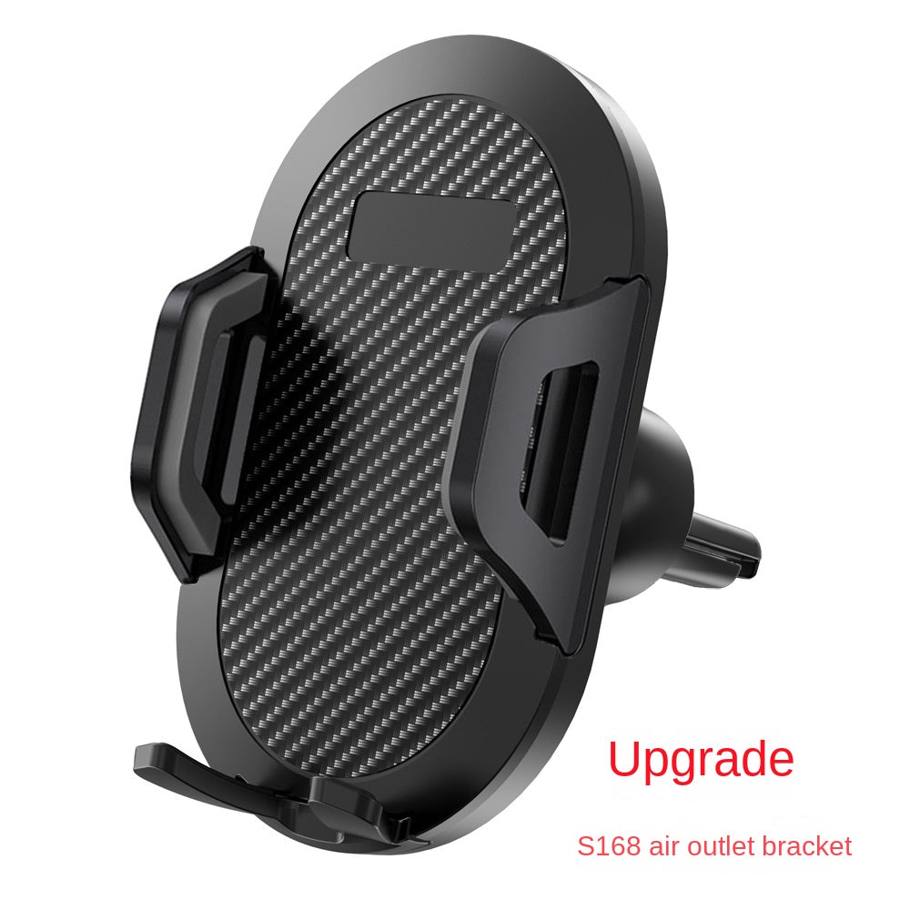 Universal Auto-Lock Car Phone Mount – Air Vent, Suction Cup & Clamp | Telescopic Arm, One-Hand Operation | Fits All Phones