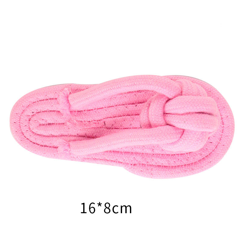 Braided Cotton Rope Dog Toy Set – Knot Balls, Tug Ropes & Dumbbell Knots | Chew, Molar & Tug-of-War | Dogs | 4, 6 & 12 Piece