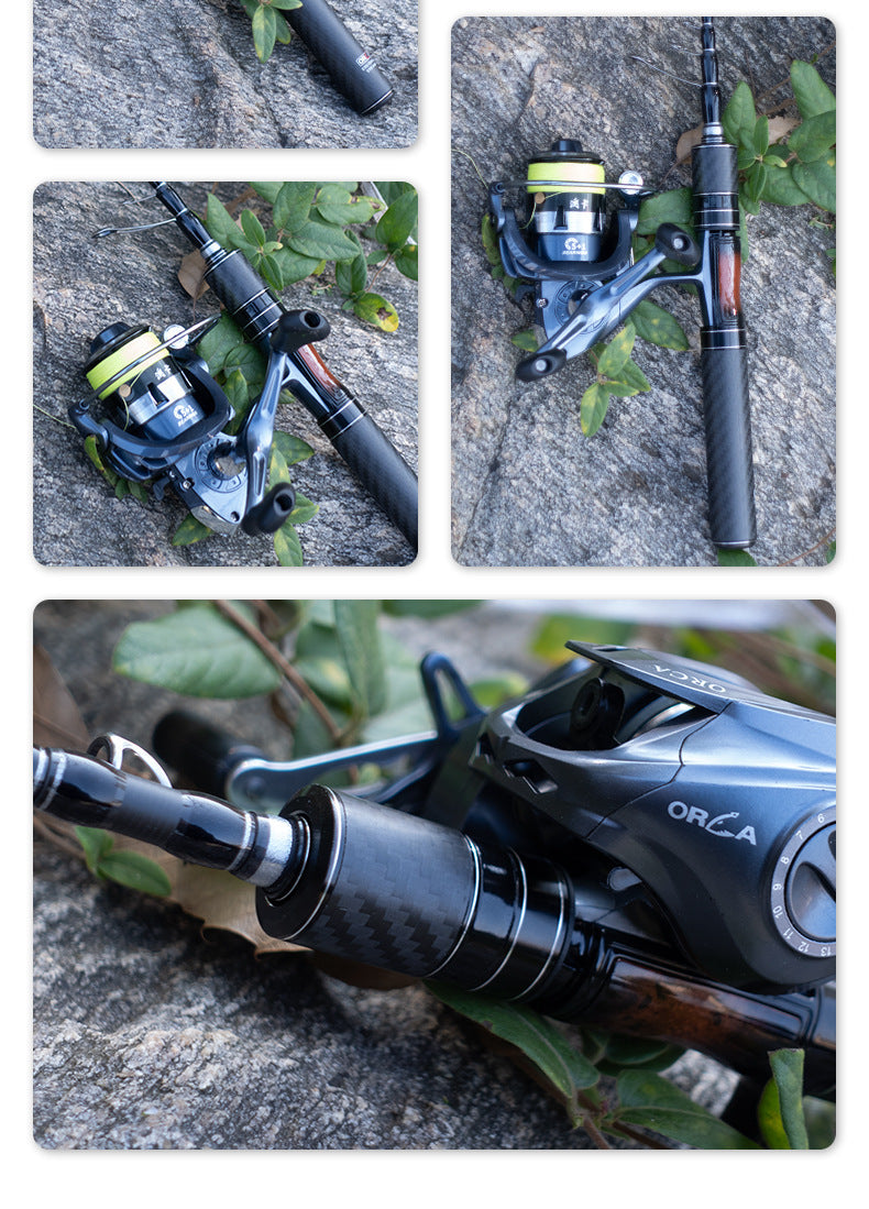 Telescopic Carbon-Fiber Lure Rod, 1.5–1.8 m