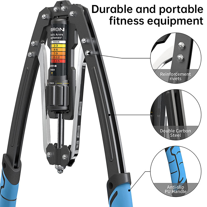 Adjustable Hydraulic Arm Trainer for Chest & Arm Workouts