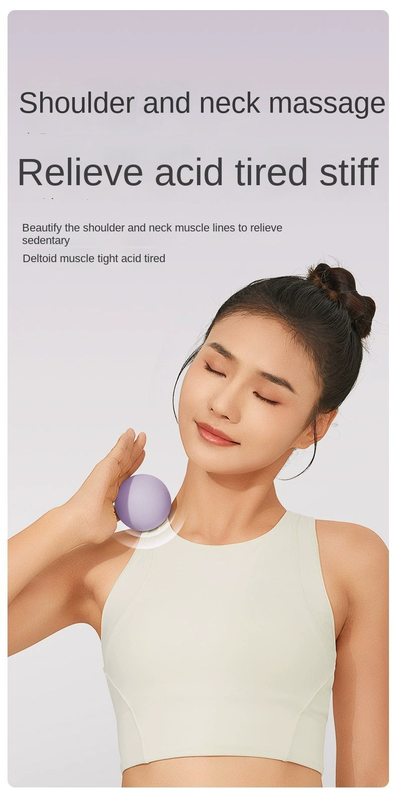 63 mm Silicone Fascia Massage Ball for Yoga and Foot Massage
