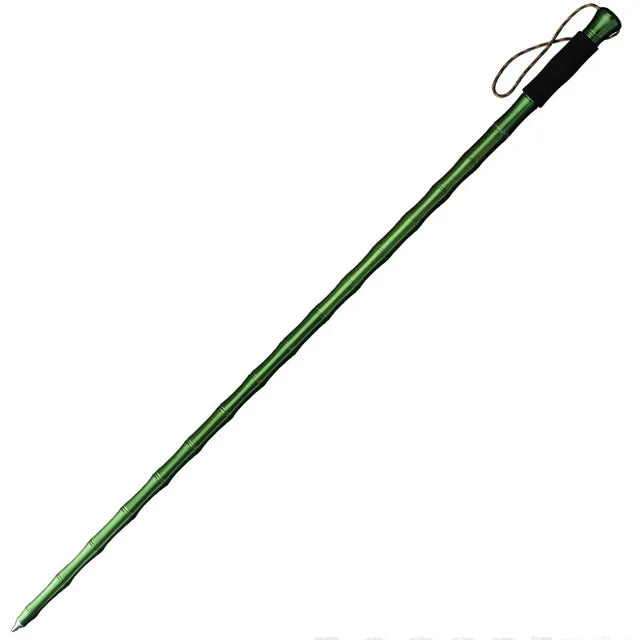 Folding Aluminum Outdoor Walking Stick with 440 Steel Knife
