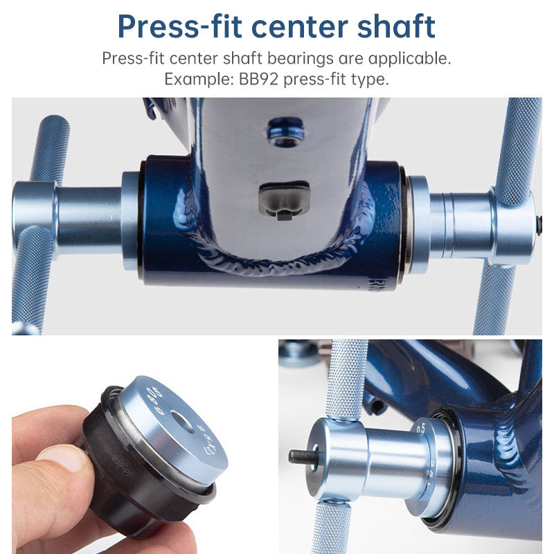 Bicycle Bearing Press & Extractor Tool Set – Aluminum Alloy Installation Kit for Hubs, Wheels & Pedals
