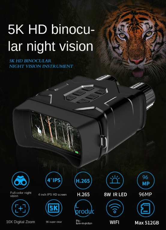 N016 Dual-Tube Night Vision Device, 6×–10× Magnification