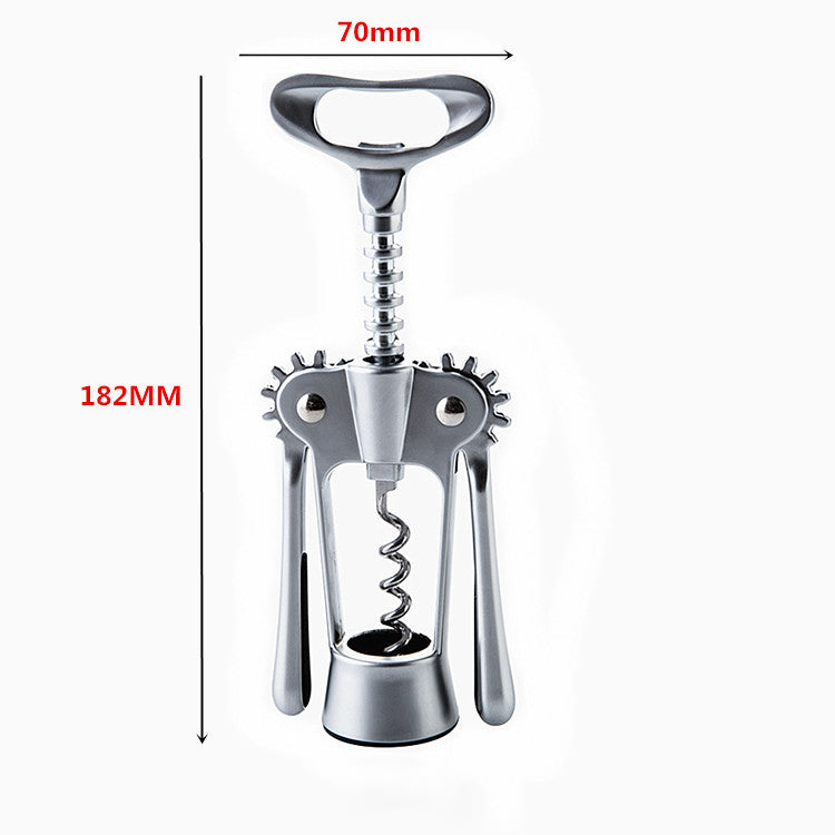 Premium Winged Corkscrew Wine Opener – Zinc Alloy Wing Lever Bottle Opener | Gift Box | Rose Gold, Chrome & White Nickel