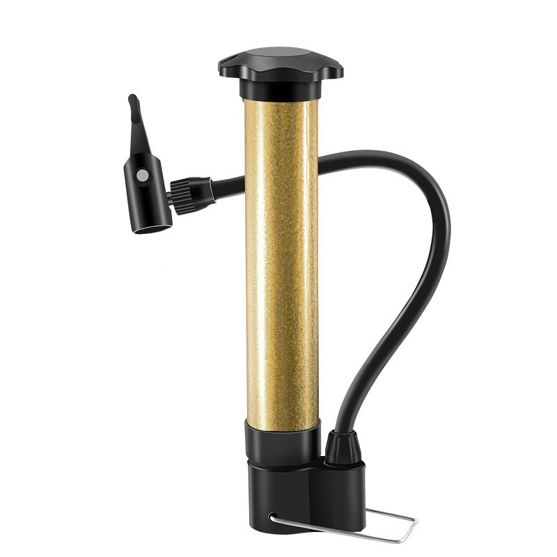 Portable Manual Bike Pump – Schrader Valve, 80 PSI, Lightweight for Road & MTB