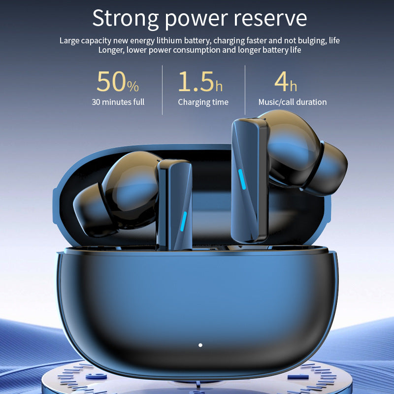 Wireless Earbuds with ANC + ENC Noise Cancelling – Bluetooth 5.3, Long Battery Life for Business