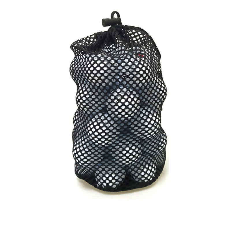 Nylon Mesh Golf Ball Storage Bag – Drawstring Ball Net Bag, 3 Sizes