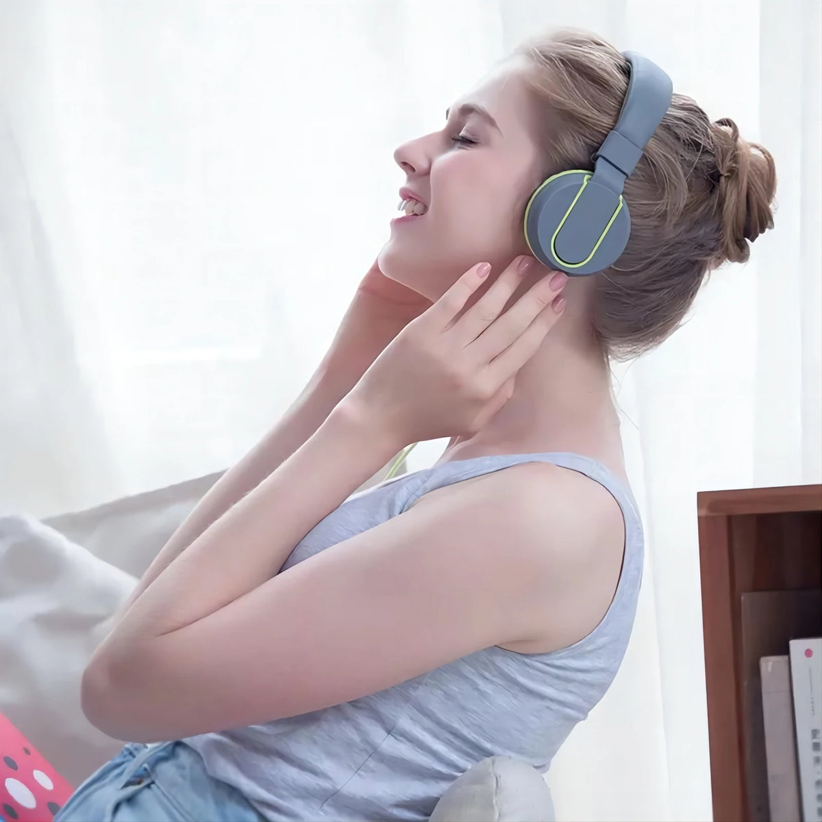 Wired Gaming Headset with Microphone – Head-Mounted Esports Headphones, 3.5mm