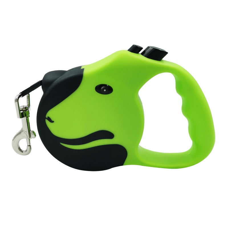 Heavy-Duty Retractable Dog Leash for Medium & Large Dogs – 5M or 8M, 50kg Rated, One-Button Brake | 4 Colors