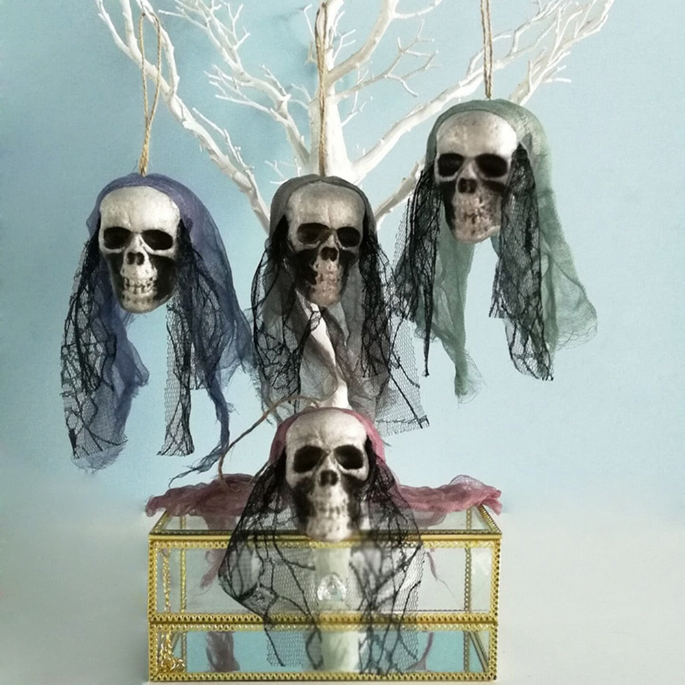 Halloween Hanging Skull Decoration, A–H Styles