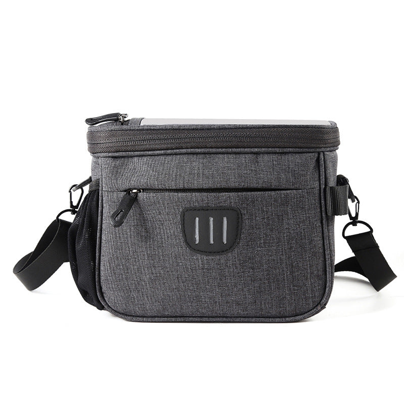 5L Bicycle Handlebar Bag with 6.5-Inch Touchscreen Window