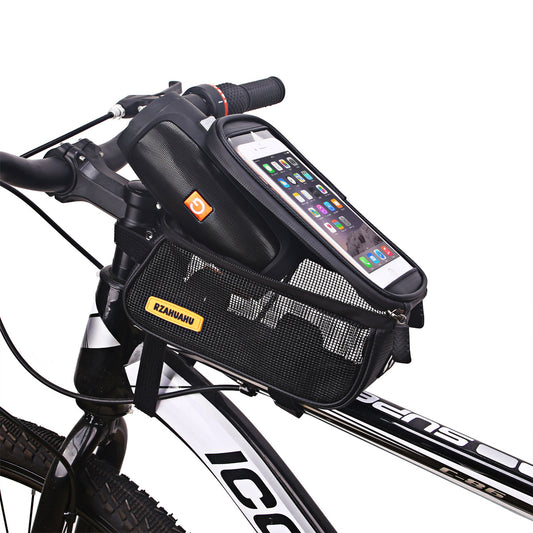 Bicycle Top-Tube Phone Bag with Touchscreen Window
