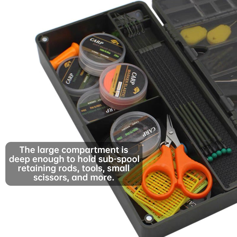 Portable Magnetic Fishing Tackle Organizer Box