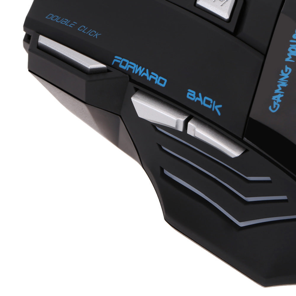 A868 7-Button Wired Gaming Mouse with Fire Key