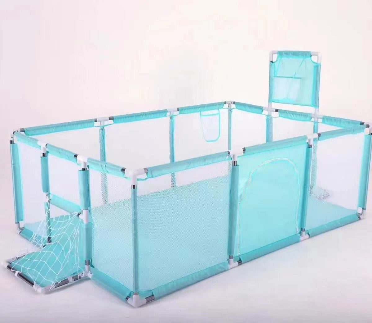 Children's Indoor Playpen and Ball Pit Fence with Mesh Panels