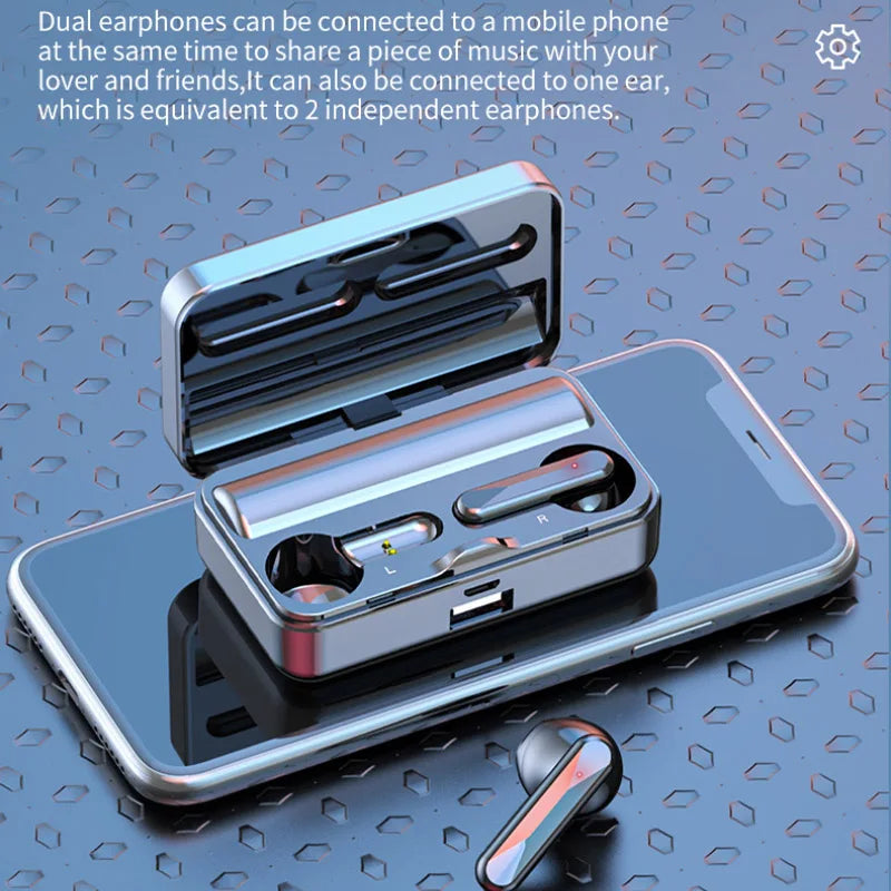 S20 TWS Bluetooth Wireless Earbuds with Digital Display Charging Case