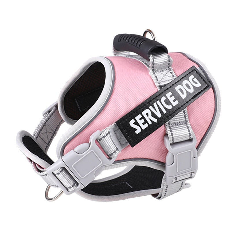 No-Pull Dog Harness with Reflective Trim, Top Handle & Velcro Patch – Padded, Adjustable, Dual D-Ring | XS–XXL | 10 Colors | Optional Leash Bundle
