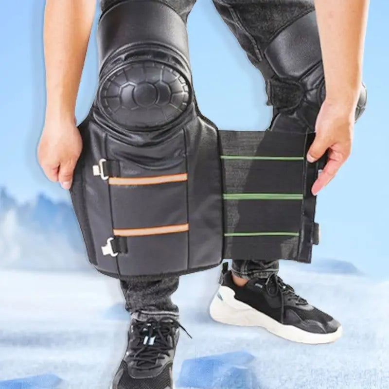 Warm Motorcycle Knee Protectors, Short or Mid-Length, 1 Pair