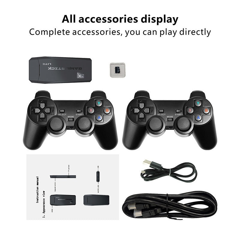 M8 Retro Wireless Game Console with 2 Controllers