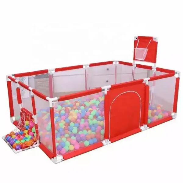 Children's Indoor Playpen and Ball Pit Fence with Mesh Panels