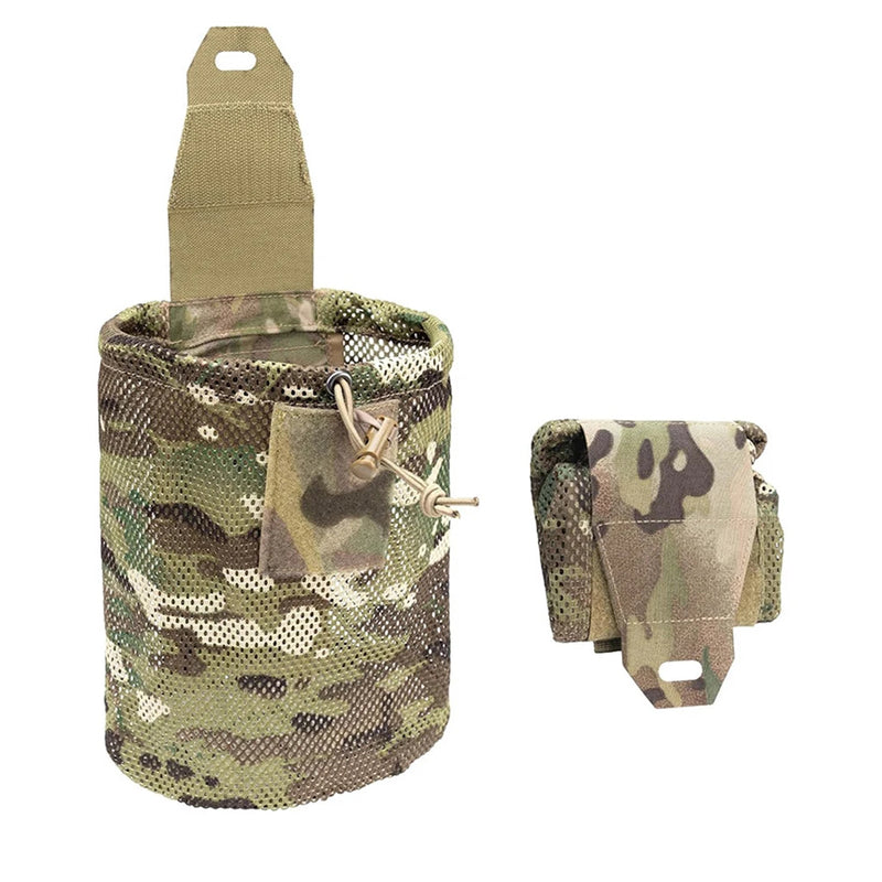 Foldable Nylon Mesh MOLLE Dump Pouch