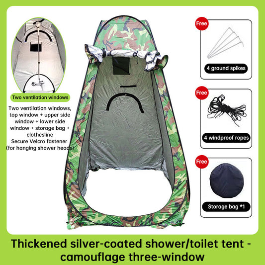 Pop-Up Privacy Tent for Camping Showers and Portable Toilets